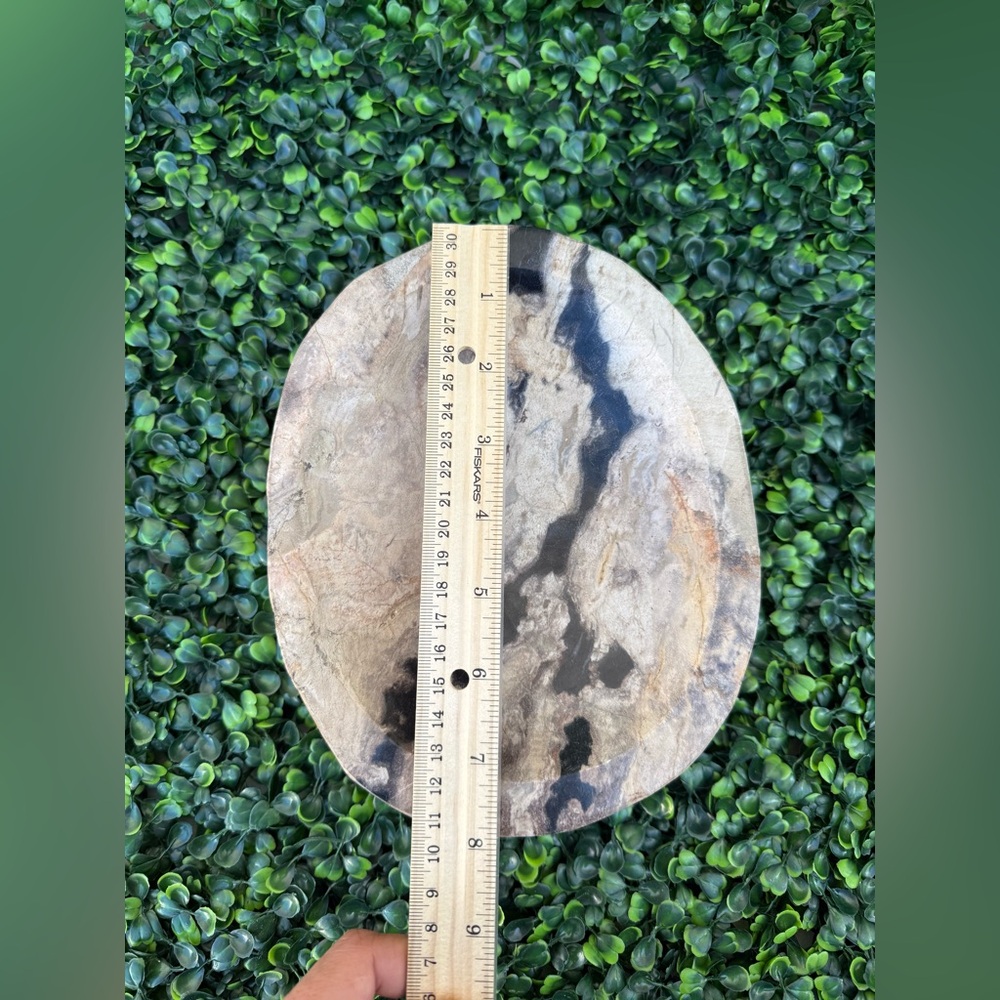 Petrified Wood Bowl • Grounding • Ancestral Wisdom • Earth Energy - Picture 5 of 5